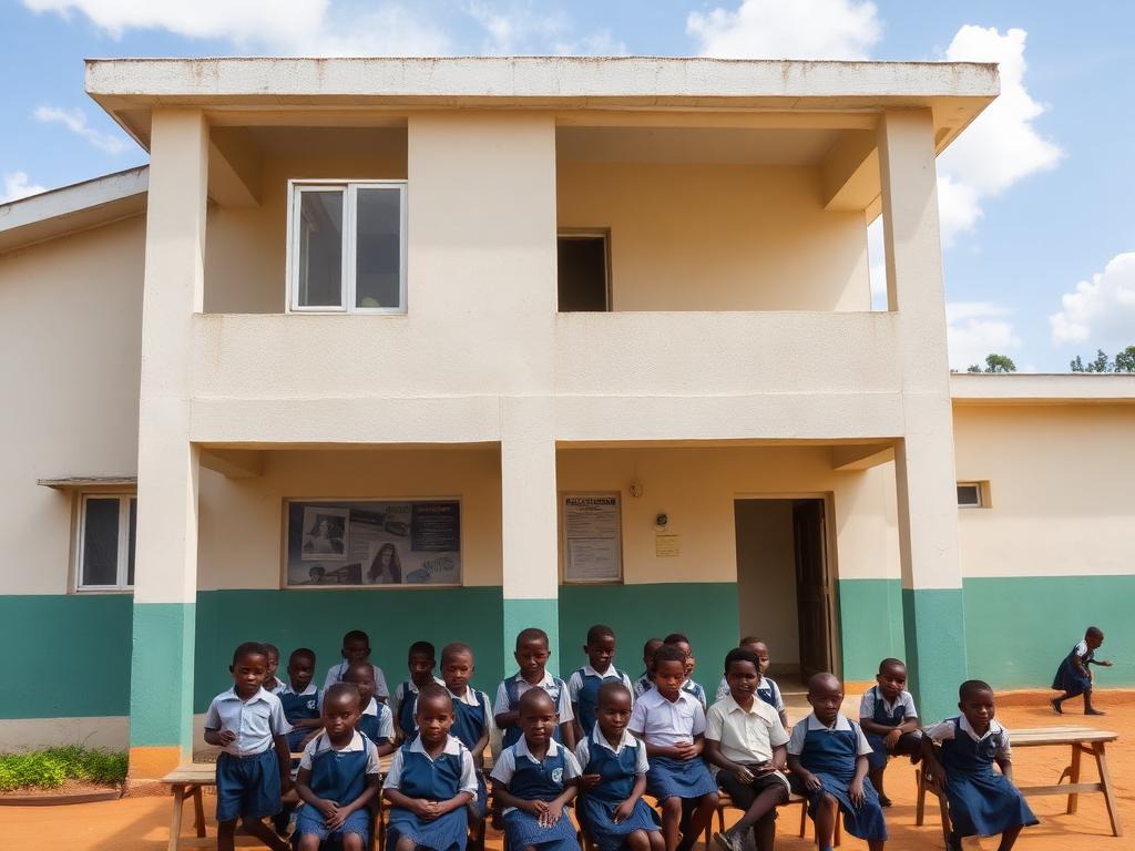 Busua Model Basic School Block